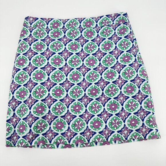 Talbots Dresses & Skirts - Talbots Purple Green Floral Skirt Women's size 8